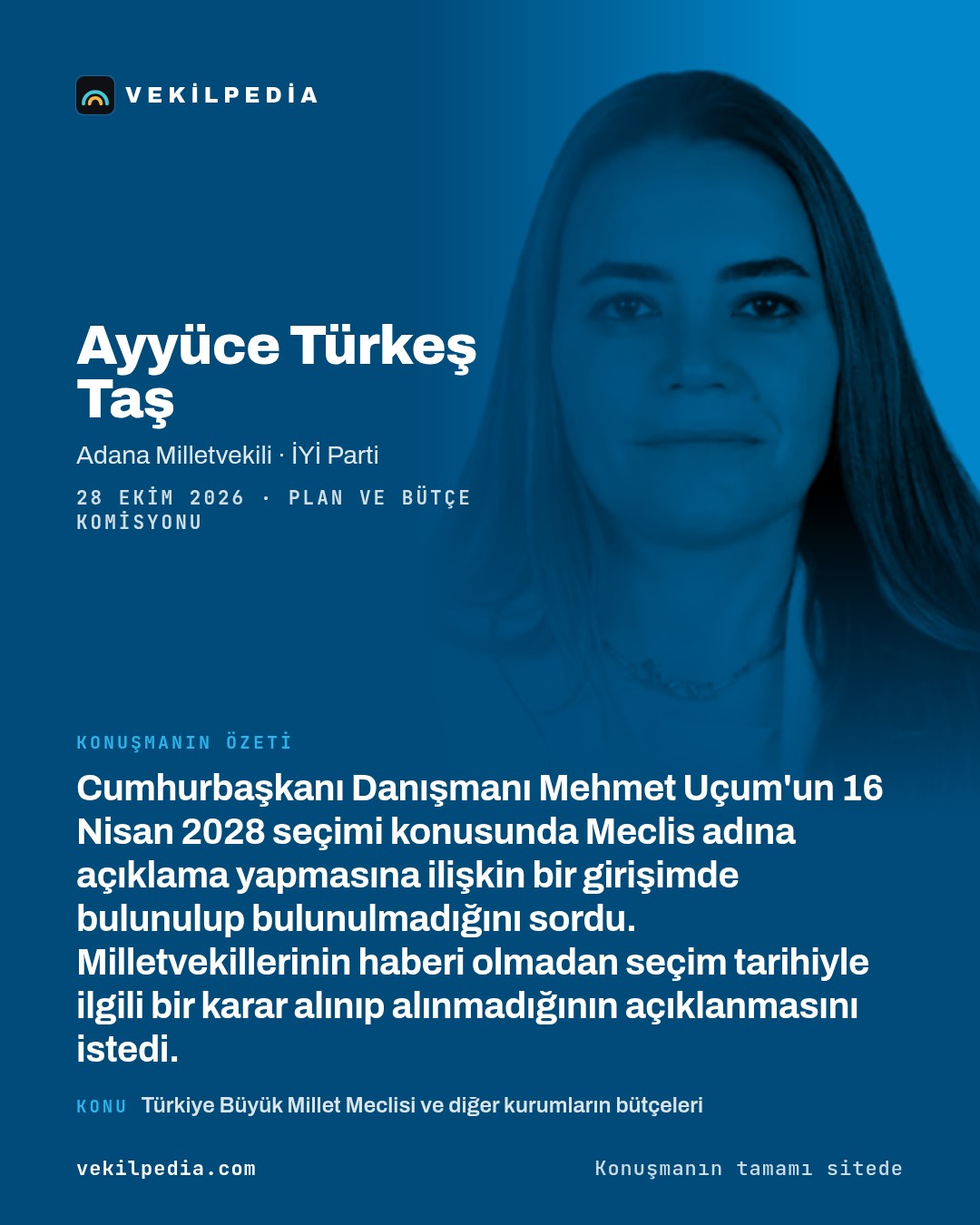 Türkeş Taş: Seçim tarihi Meclisin vermesi gereken bir karar değil mi? — X paylaşımı