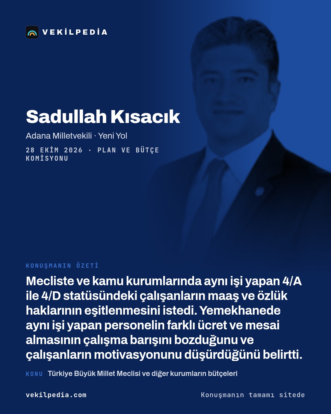 Kısacık: 4/A ve 4/D çalışanları arasındaki özlük hakları eşitlensin — X paylaşımı