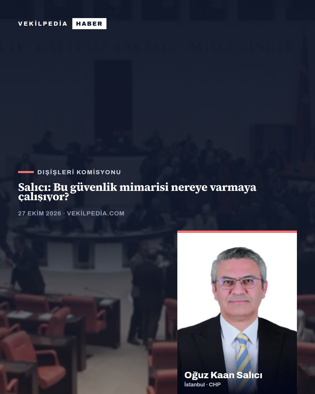 Salıcı: Bu güvenlik mimarisi nereye varmaya çalışıyor?