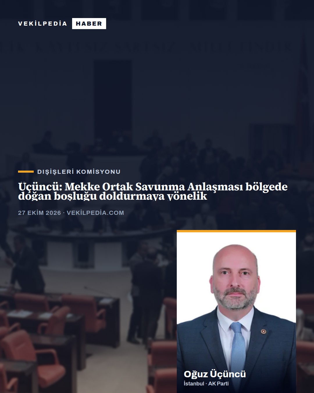 Üçüncü: Mekke Ortak Savunma Anlaşması bölgede doğan boşluğu doldurmaya yönelik
